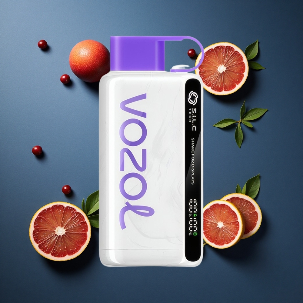 VOZOL STAR 9000/12000 Αναψυκτικό Κράναμβη Μάνγκο Γκρέιπφρουτ με S.i.L.C TECH και 650mAh