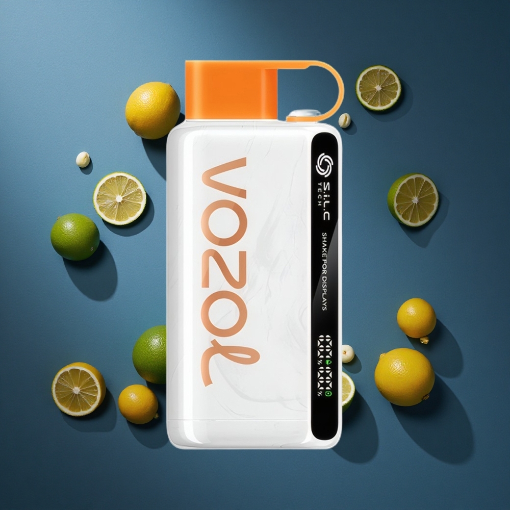 VOZOL STAR 9000/12000 Απορριπτόμενη Vape Λεμόνι Λαϊμ S.i.L.C TECH 650mAh