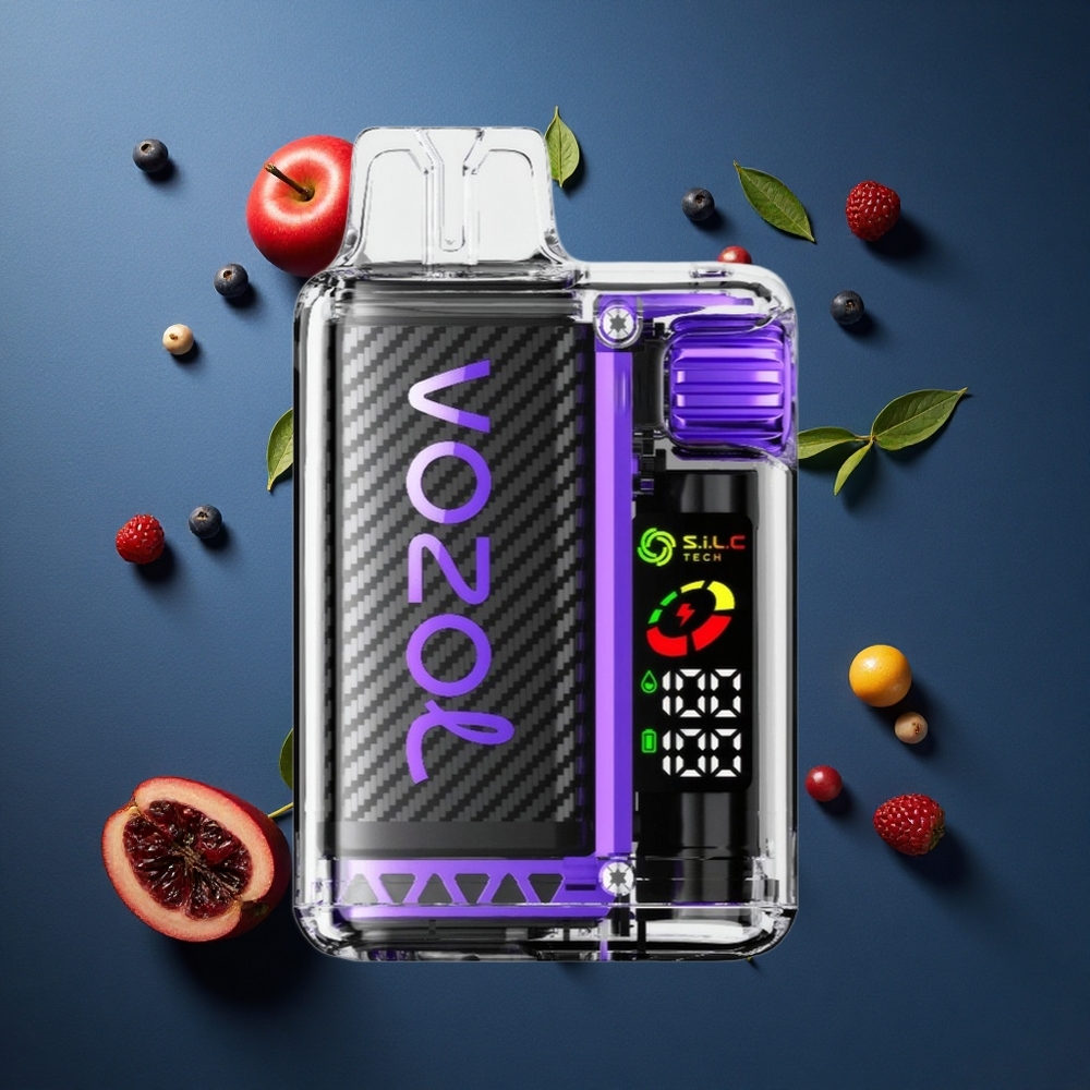 VOZOL Vista 20000 Έκπνοες Διπλό Πλέγμα Μικτά Μούρα