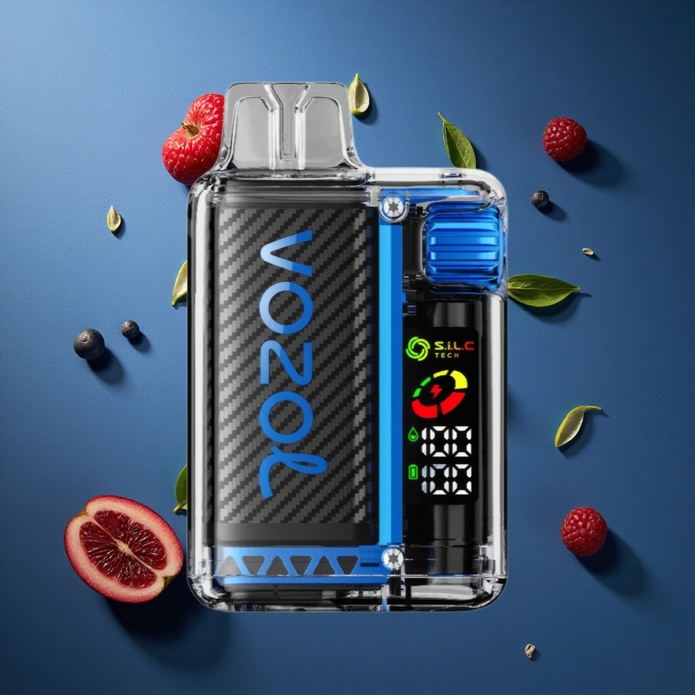 VOZOL Vista 20000 Puffs Διπλό Πλέγμα Coil MTL Μπλε Razz Πάγος