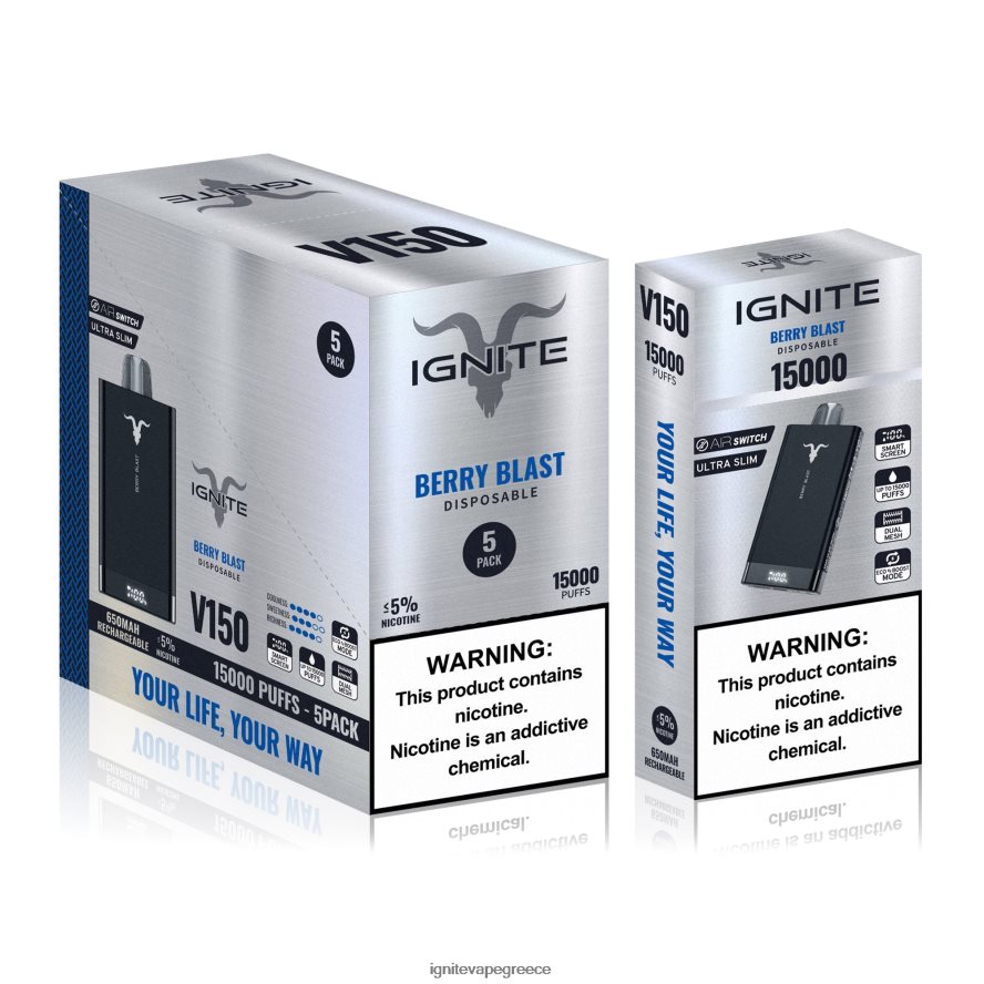 IGNITE Vape Athens - IGNITE V150 στυλό vape 5-pack λεμονάδα φρούτων δράκου 4D8L6284
