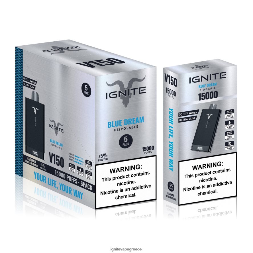 IGNITE Vape Athens - IGNITE V150 στυλό vape 5-pack λεμονάδα φρούτων δράκου 4D8L6284