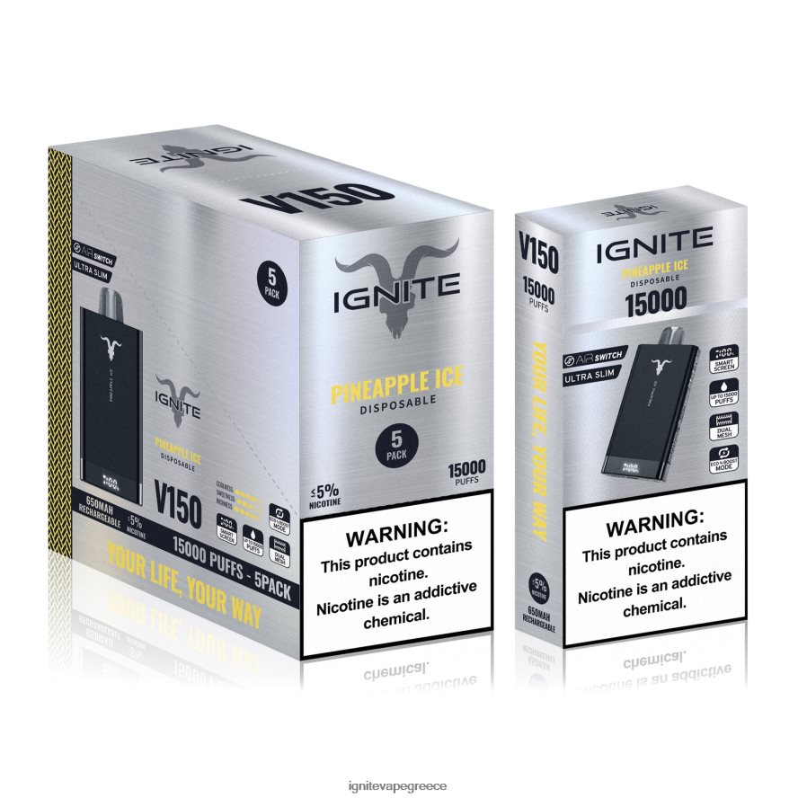 IGNITE Vape Athens - IGNITE V150 στυλό vape 5-pack λεμονάδα φρούτων δράκου 4D8L6284