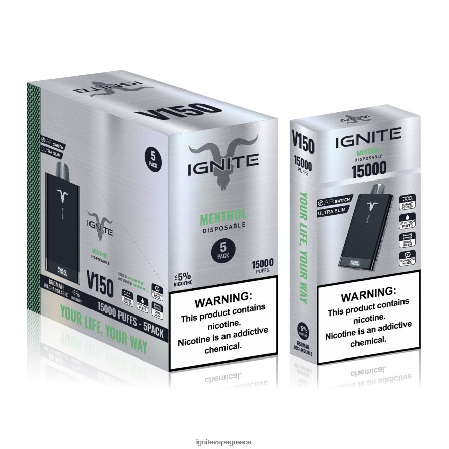 IGNITE Vape Athens - IGNITE V150 στυλό vape 5-pack λεμονάδα φρούτων δράκου 4D8L6284