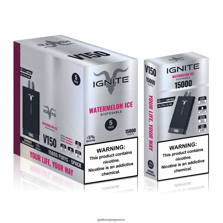 IGNITE Vape Athens - IGNITE V150 στυλό vape 5-pack λεμονάδα φρούτων δράκου 4D8L6284