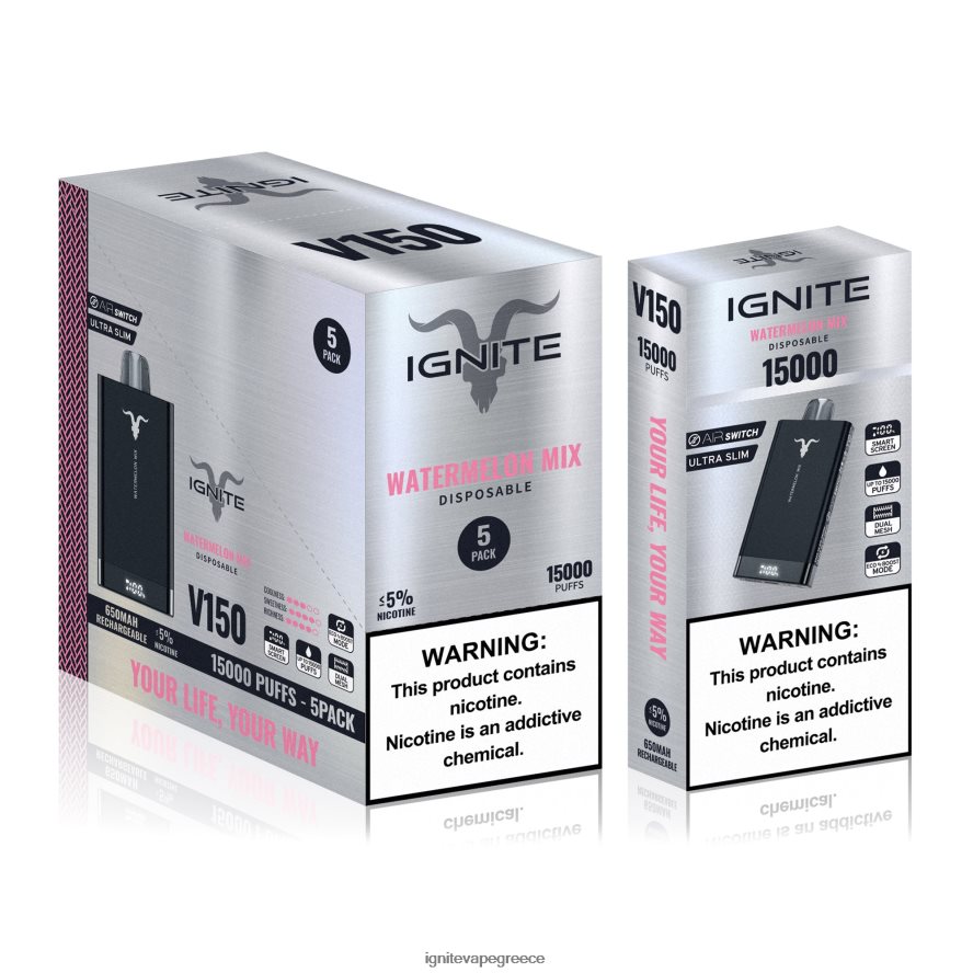IGNITE Vape Athens - IGNITE V150 στυλό vape 5-pack λεμονάδα φρούτων δράκου 4D8L6284